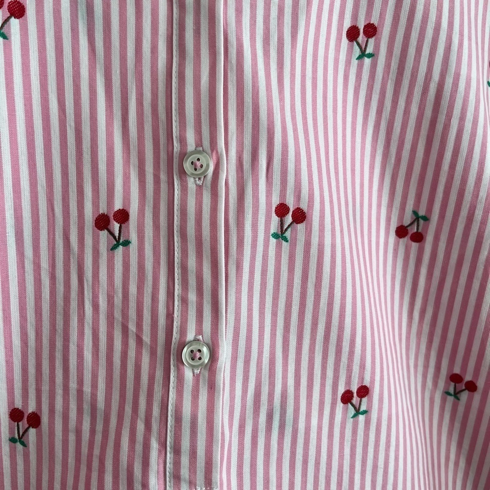 Talbots Pink Floral Blouse - Picture 5 of 7